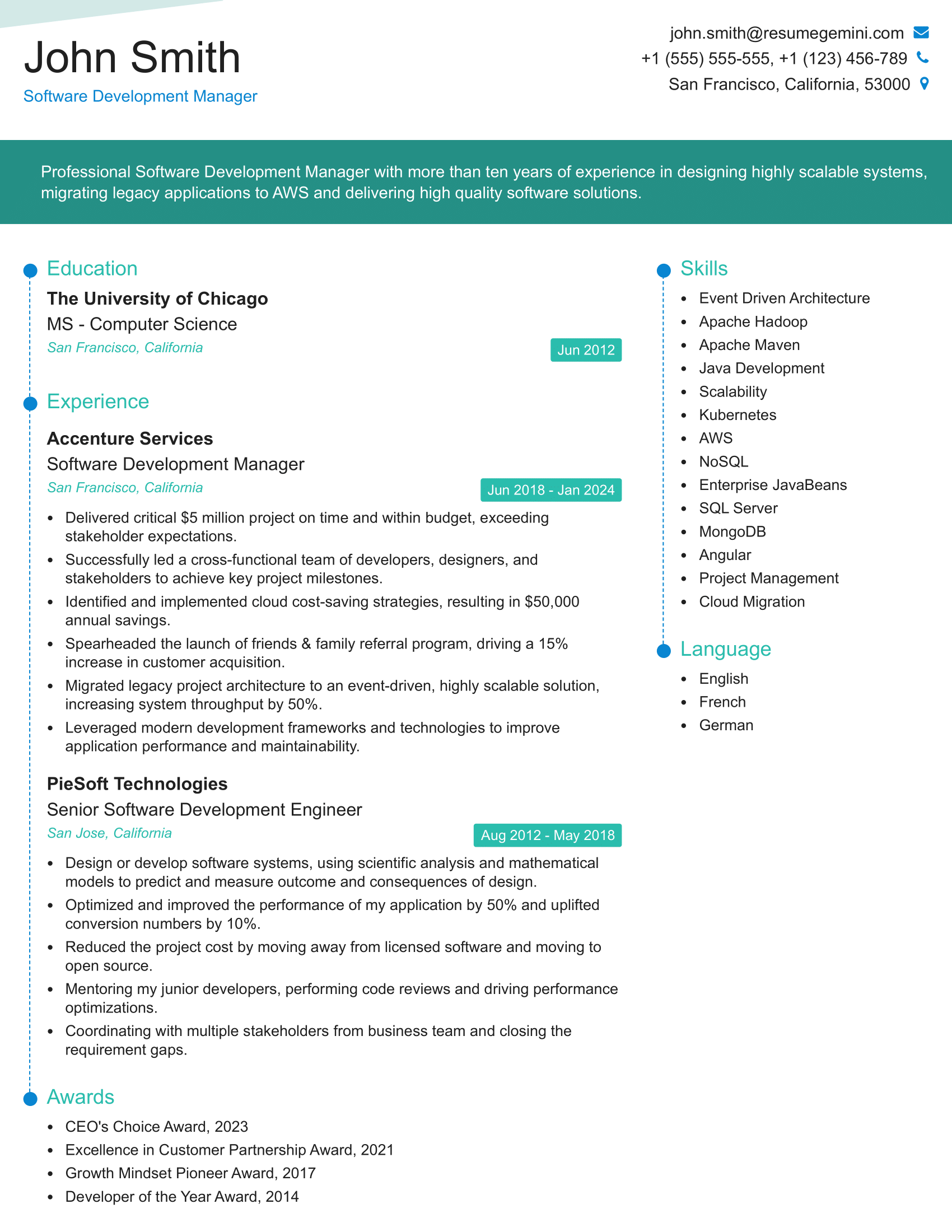 Choose Your Resume Template Now